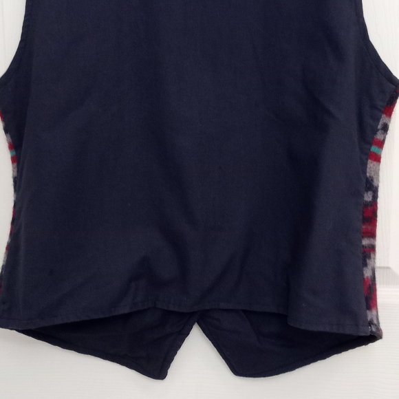 ERIKA Button Down Wool Blended Vest with Cotton Lining Womens Size Large - Picture 7 of 7